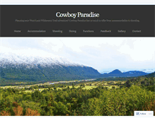 Tablet Screenshot of cowboyparadise.co.nz